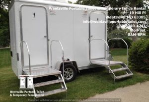 vip bathroom trailer rental wentzville mo